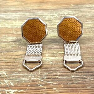 VINTAGE Elegant Silver and Gold Men's Cufflinks